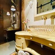 Badezimmer Apfeltraum mit großer Dusche