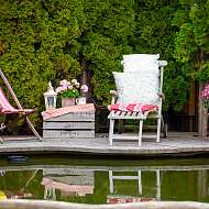 Naturpool im Garten SPA