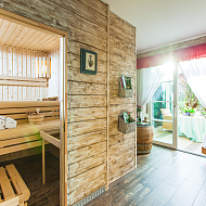 Finnische Sauna im Garten SPA
