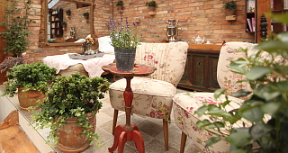 Ruheraum im Garten SPA