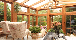 Ruheraum im Garten SPA