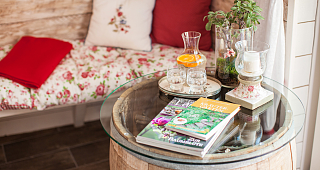 Ruheraum der Finnischen Sauna