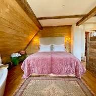 Schlafzimmer Ferienwohnung Gartenalm