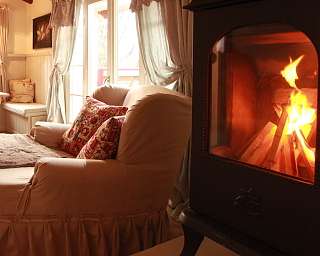 Kamin in der Ferienwohnung Kamin in der Ferienwohnung