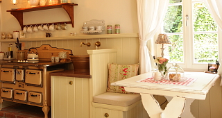 Küche in der Ferienwohnung