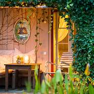 Ausblick Garten Gartensuite