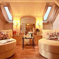 Wohn - TV Bereich in der Suite