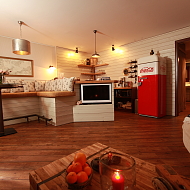 komplett ausgestattete Küche