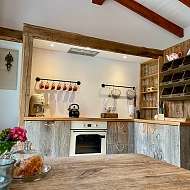 Küche in der Ferienwohnung