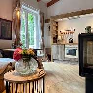 Küche und Essbereich