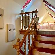 Aufgang zum Schlafbereich