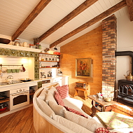 Küche in der Ferienwohnung