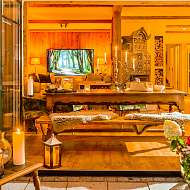 Blick in den Wohnbereich der Ferienwohnung VIELMEER