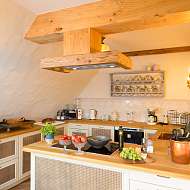 luxuriös ausgestattete Küche u.a. mit Nespresso Maschine &amp; Tischgrill