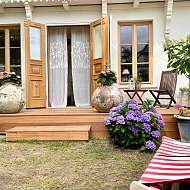 Terrasse Ferienwohnung Seensucht