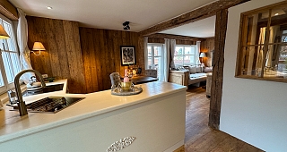 Kuechenbereich Turmsuite