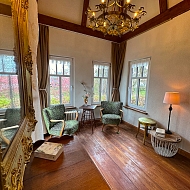 Sitzecke Turmsuite Schlafbereich