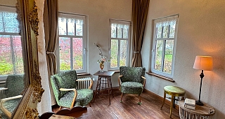 Sitzecke Turmsuite Schlafbereich