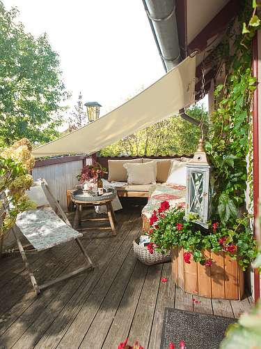 große Südterrasse in der Turmsuite große Südterrasse in der Turmsuite