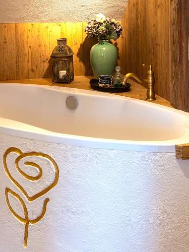 Badewanne in der Turmsuite Badewanne in der Turmsuite