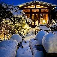 Winter im Weißt Du noch Garten SPA